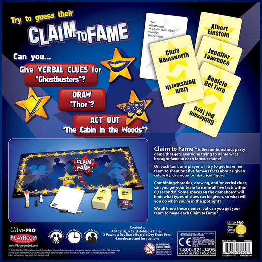 Claim to Fame - Board Game