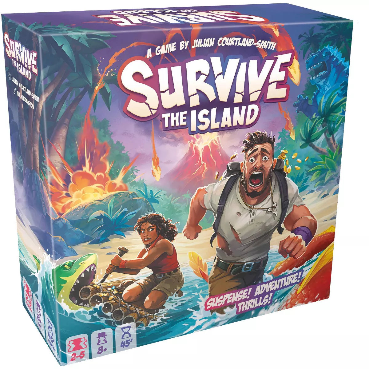 Asmodee Survive the Island Board Game
