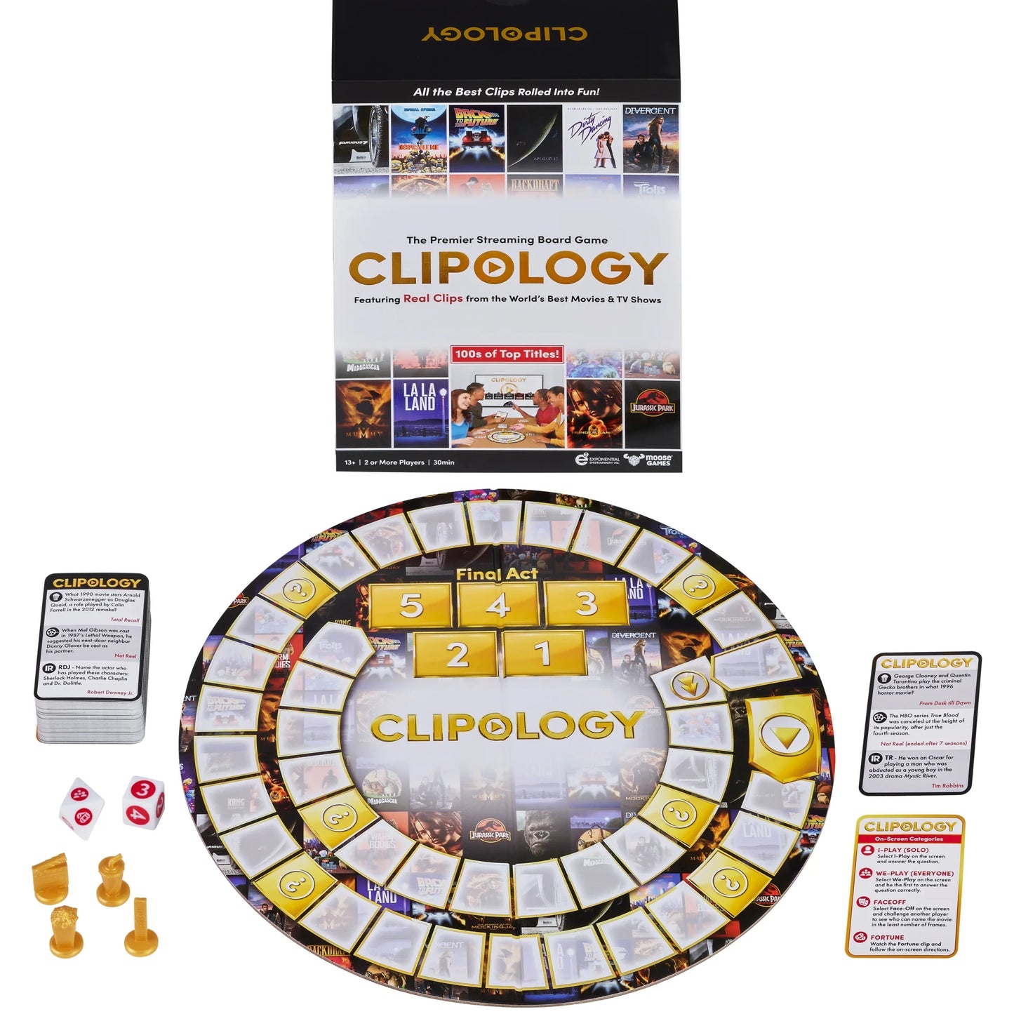 Clipology the Premier Streaming Board Game, Family Games, , Ages 13+