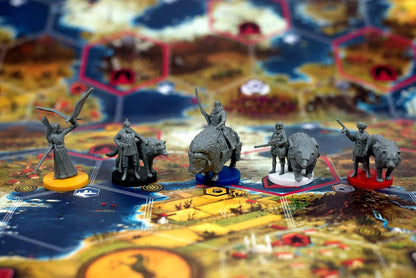: Scythe (Base Game) | an Engine-Building, Area Control Strategy Board Game Set in Dieselpunk 1920S Europe for Adults and Family | 1-5 Players, 115 Mins, Ages 14+