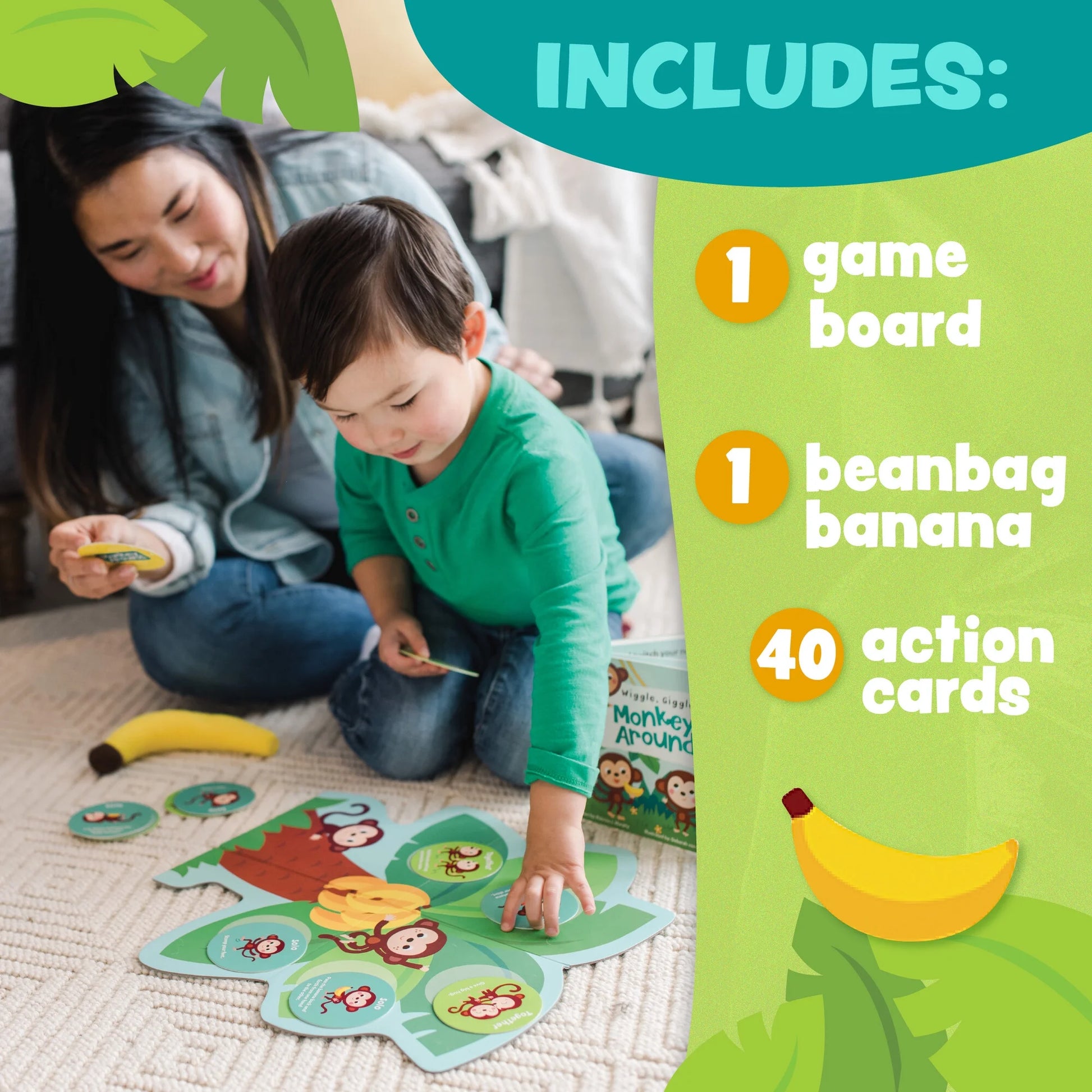 Monkey around the Wiggle and Wiggle Board Games