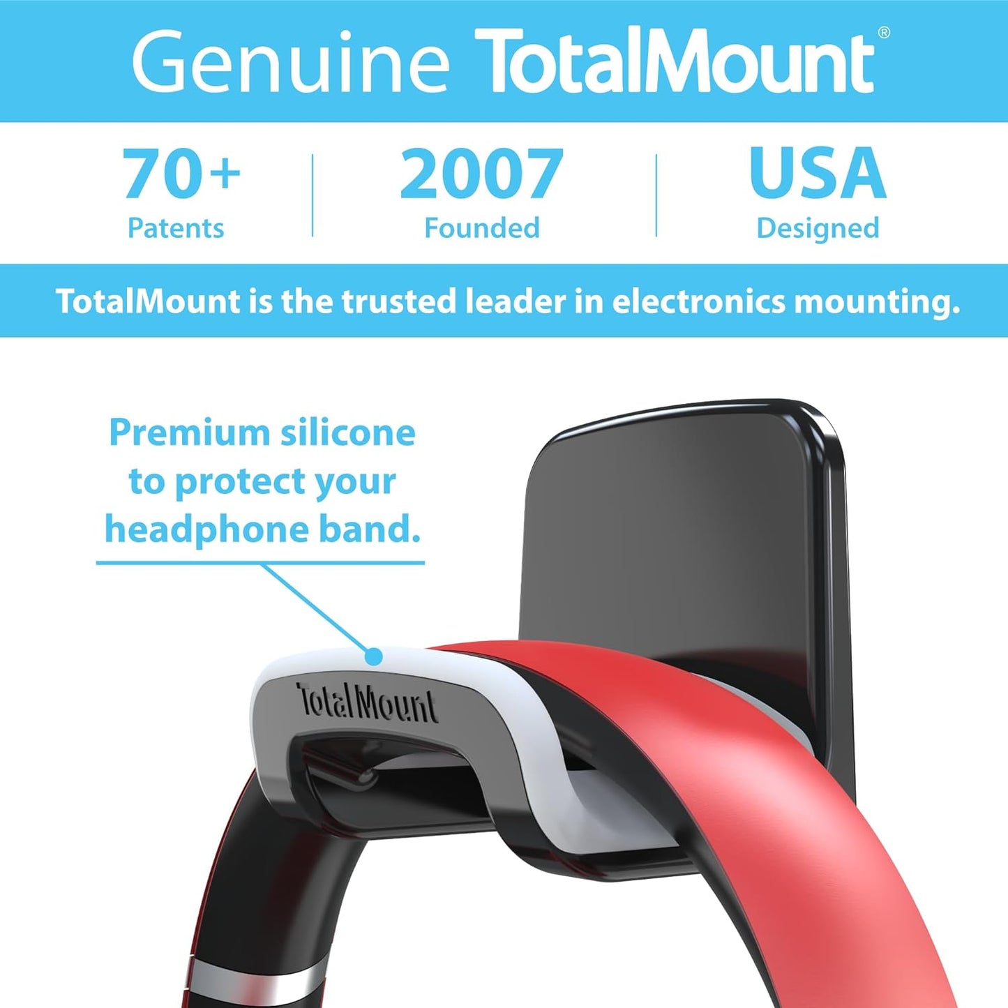 Headphone Hanger Removable Adhesive