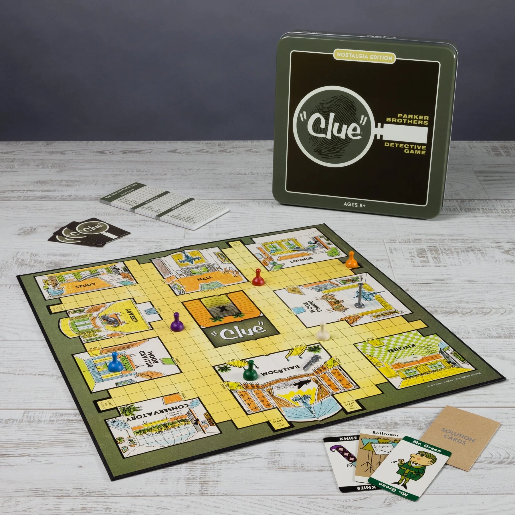 Clue Nostalgia Edition Board Game in Collectible Tin