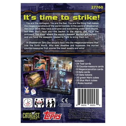 Game Labs CYT27760 Shadowrun Zero Day Card Game