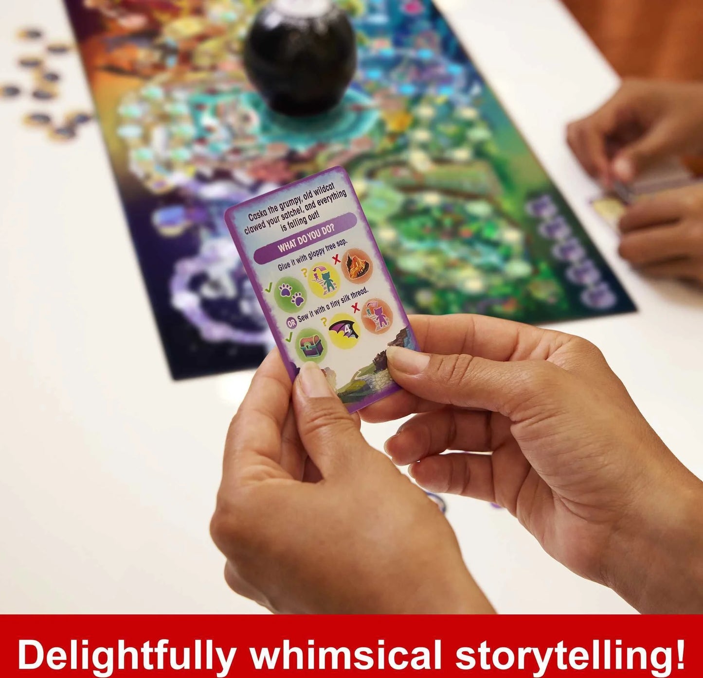 Magical Encounters Board Game for Kids, Cooperative Family Game with Real