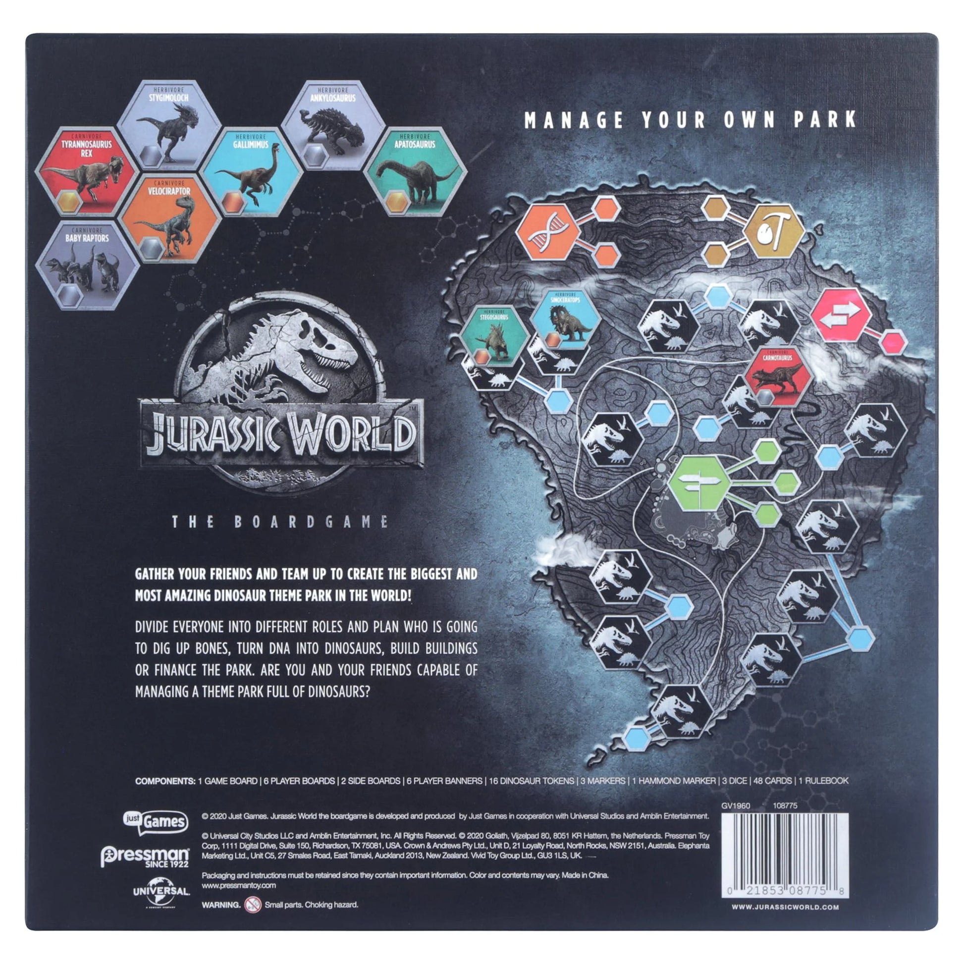 Jurassic World the Board Game