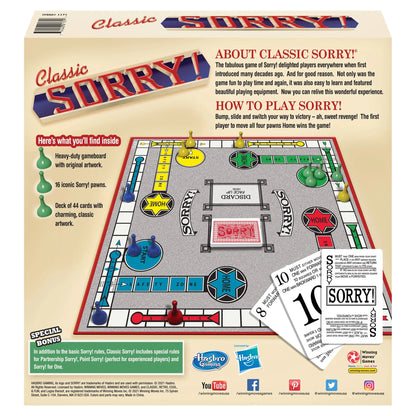 Classic Sorry! Board Game, by  Games