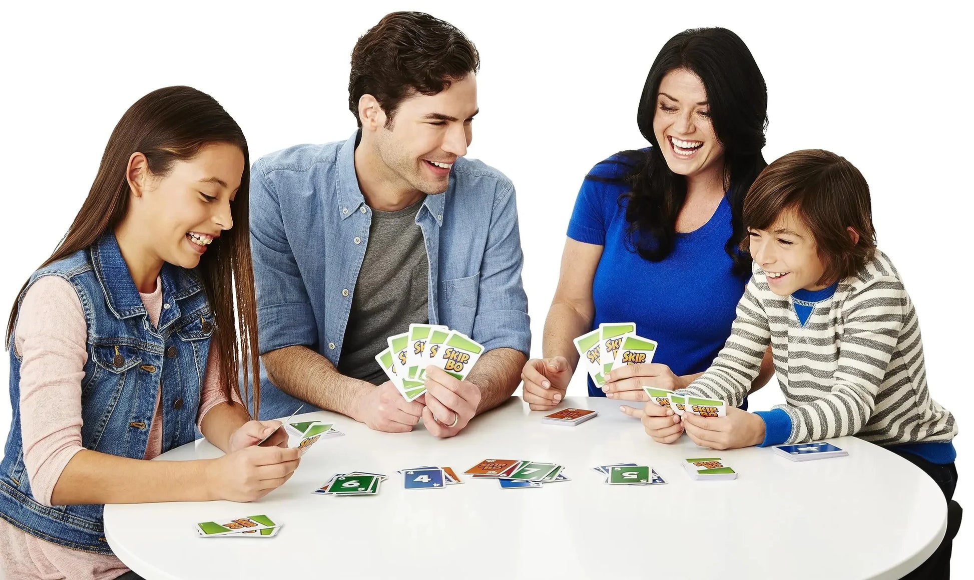 Mattel Games UNO:SKIP BO Card Game Multiplayer Card Game Family Party Games Toys Kids Toy