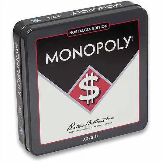 Monopoly Nostalgia Edition Board Game in Collectible Tin