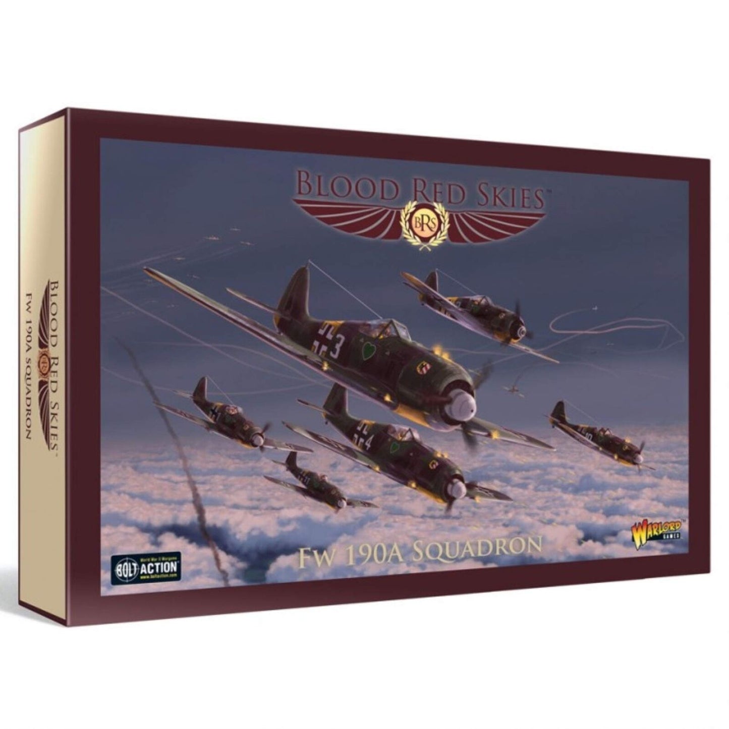 Blood Red Skies German Fw 190 Squadron 1:200 WWII Mass Air Combat War Game