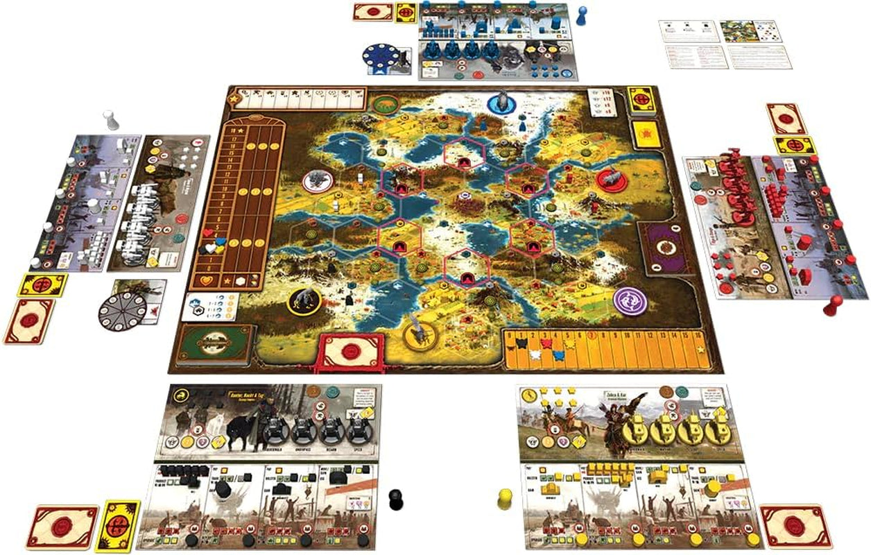 : Scythe (Base Game) | an Engine-Building, Area Control Strategy Board Game Set in Dieselpunk 1920S Europe for Adults and Family | 1-5 Players, 115 Mins, Ages 14+