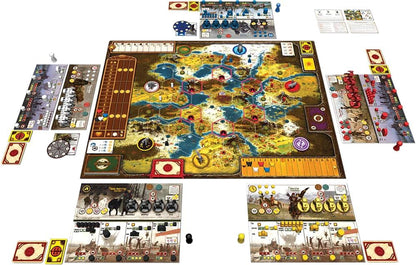 : Scythe (Base Game) | an Engine-Building, Area Control Strategy Board Game Set in Dieselpunk 1920S Europe for Adults and Family | 1-5 Players, 115 Mins, Ages 14+