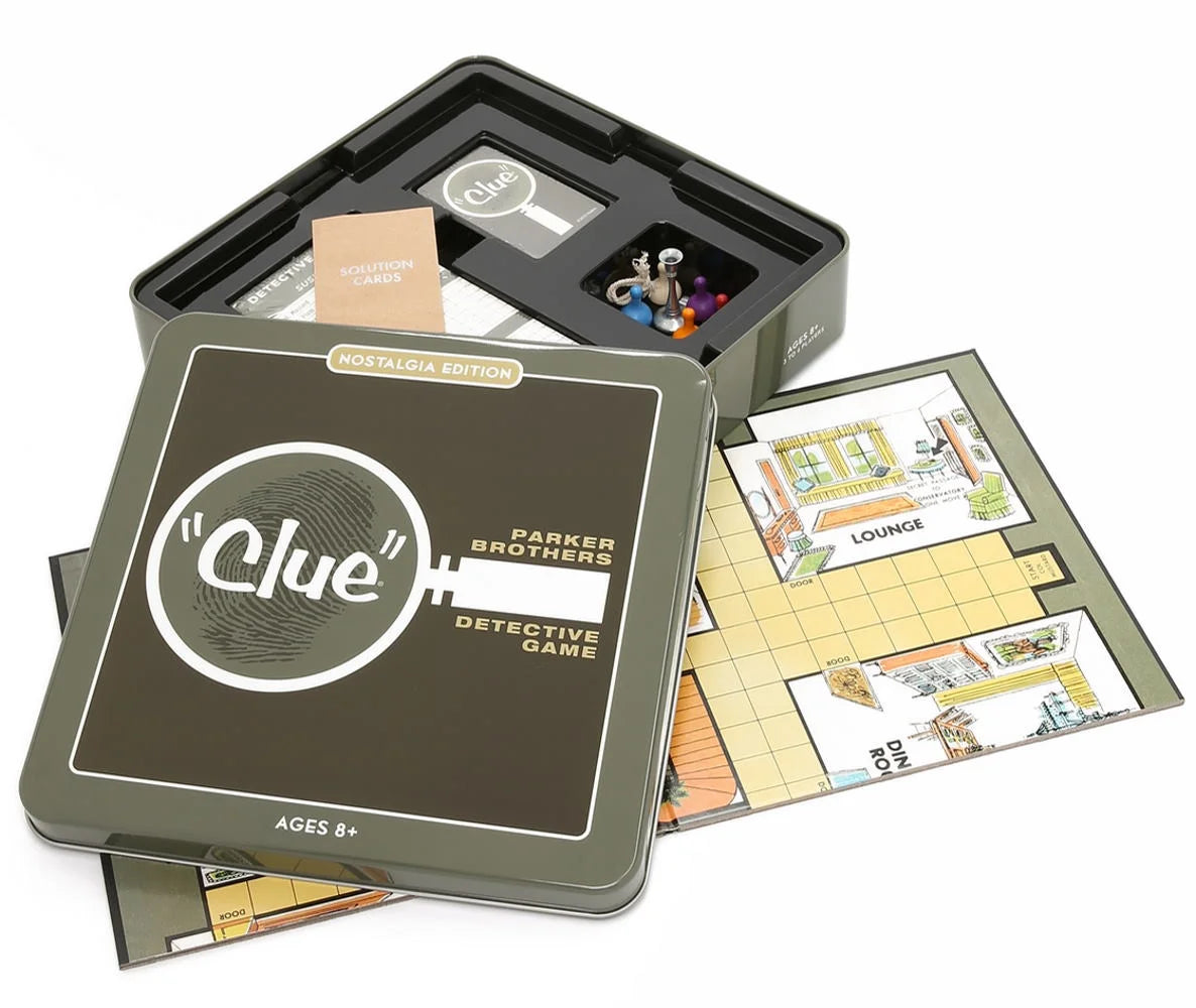 Clue Nostalgia Edition Board Game in Collectible Tin
