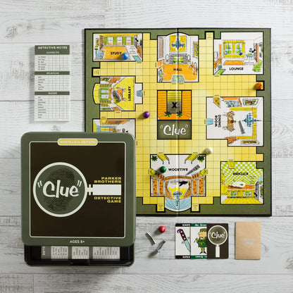 Clue Nostalgia Edition Board Game in Collectible Tin